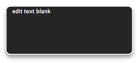 VO reads edit text blank