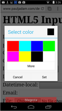 color