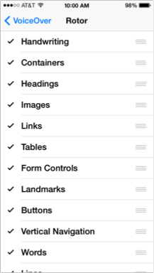 rotor settings